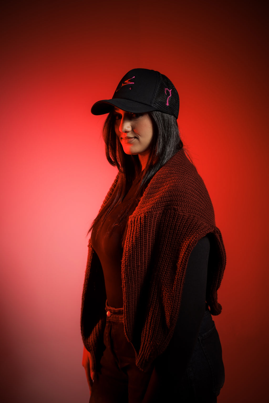 Black x pink  Cap🧢🌊