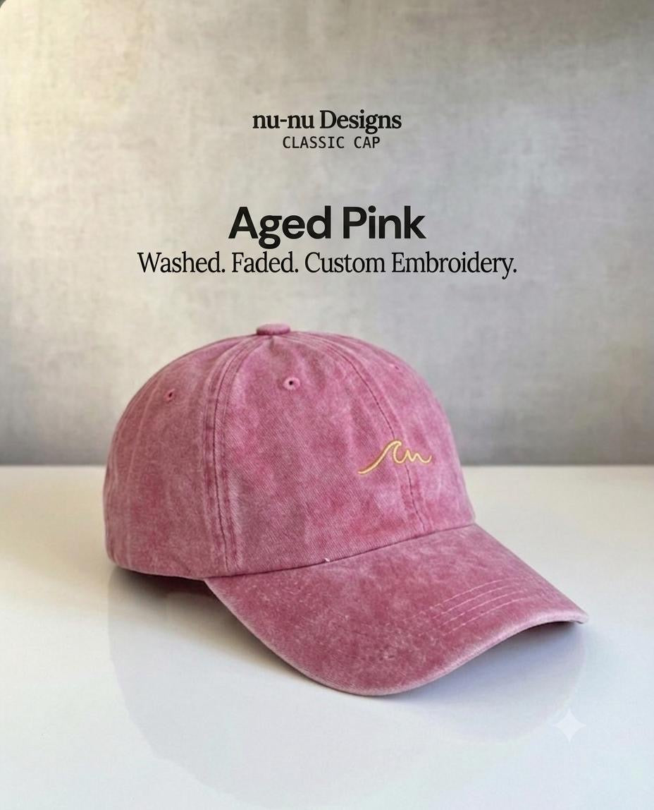 Light pink-washed cap✨🧢
